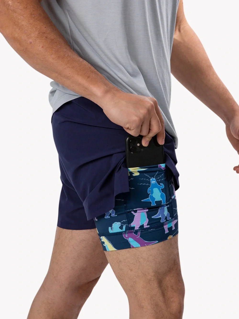CHUBBIES The Tyrannosaurus Reps Ultimate Training Short 1.0 5.5 inseam Shorts